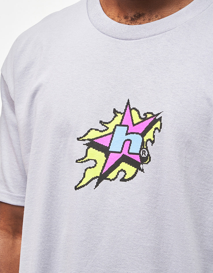 HUF H Bit T-Shirt - Dust Purple - Image 3