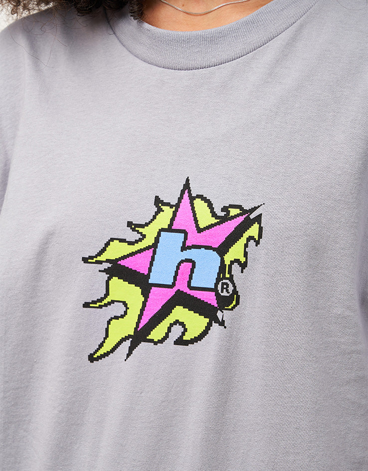 HUF H Bit T-Shirt - Dust Purple - Image 6