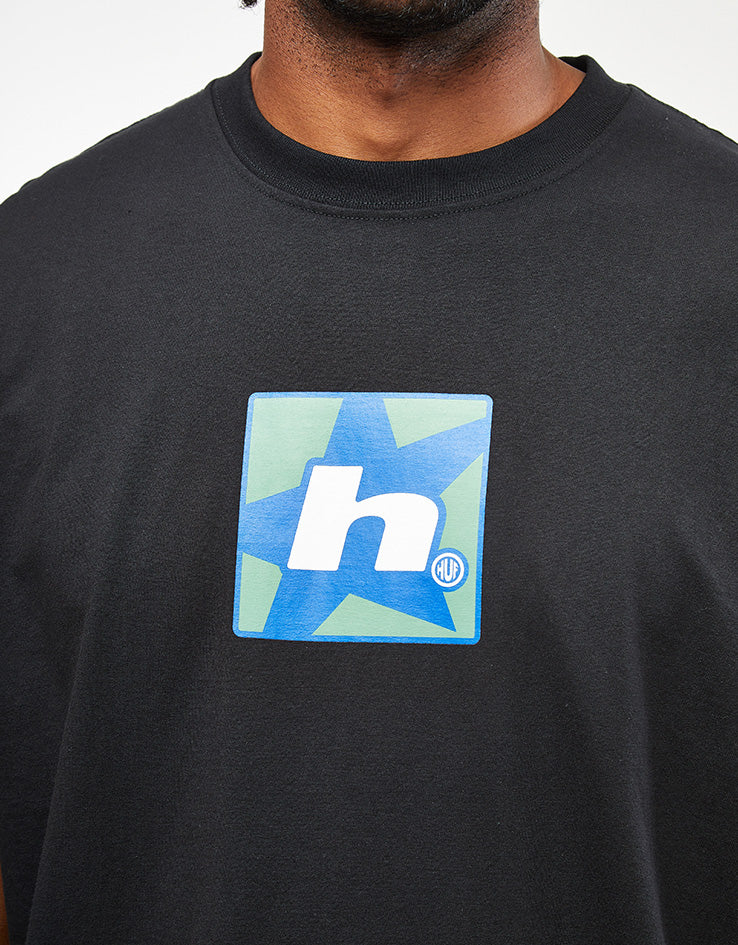 HUF H Star T-Shirt - Black - Image 3