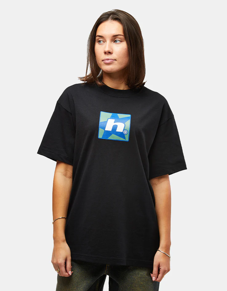 HUF H Star T-Shirt - Black - Image 4