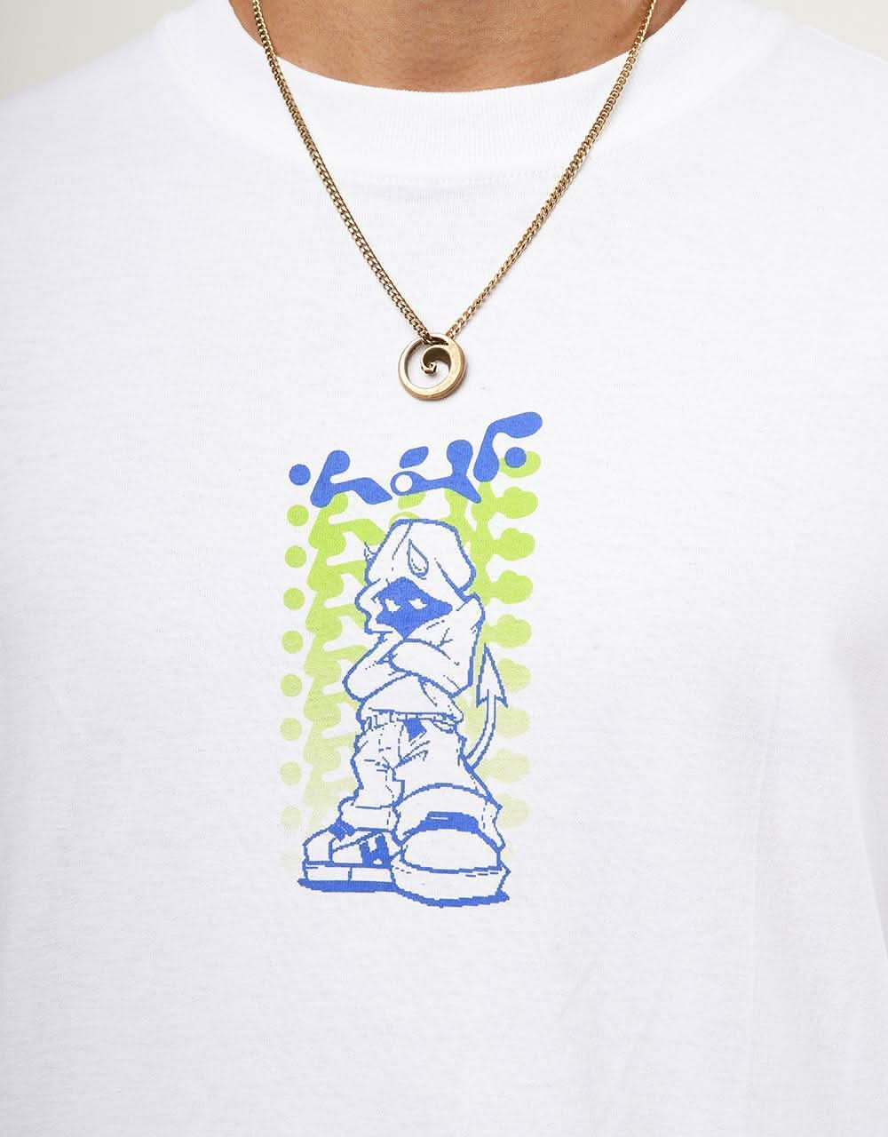 HUF Hell Razor T-Shirt - White - Image 2