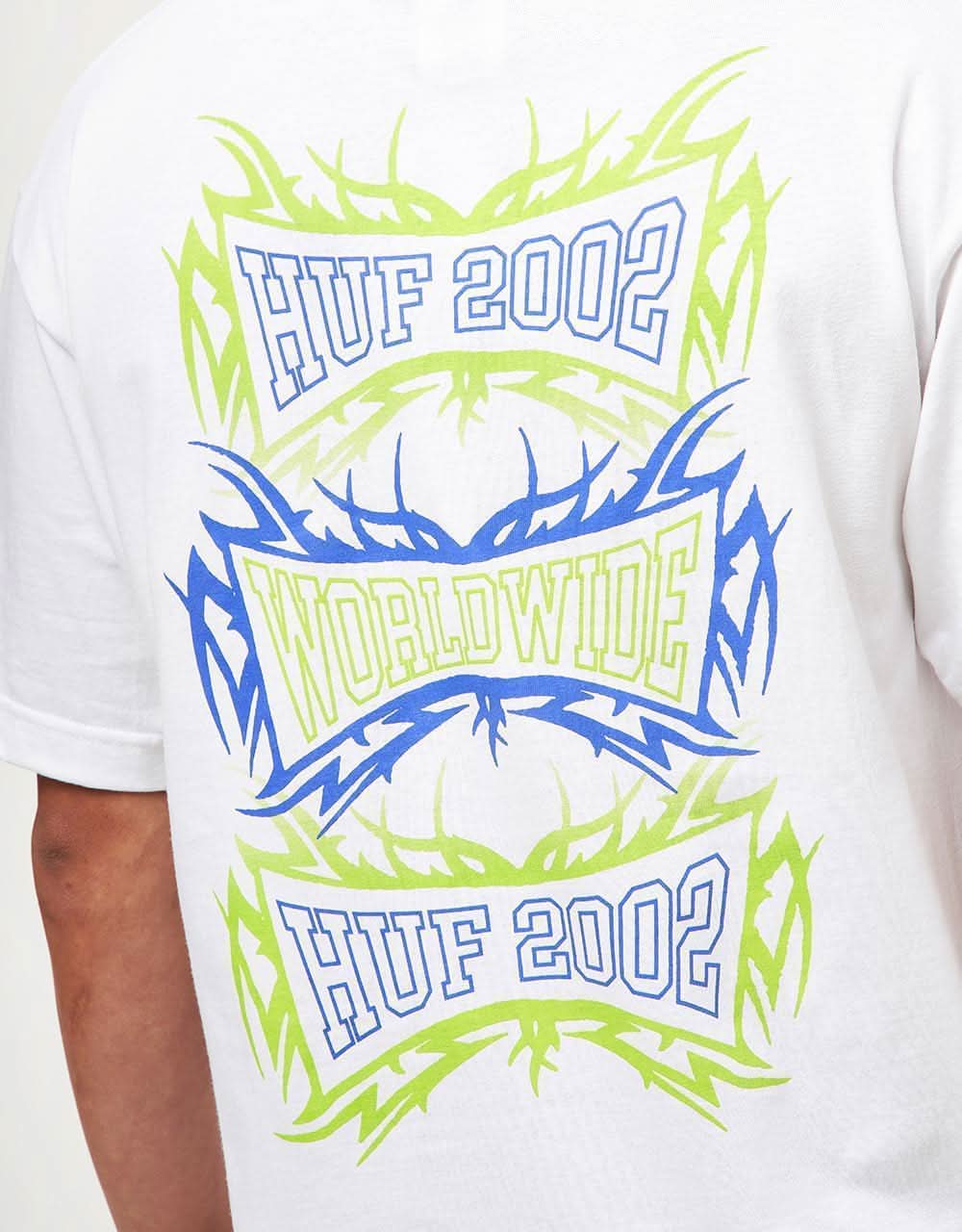 HUF Hell Razor T-Shirt - White - Image 4