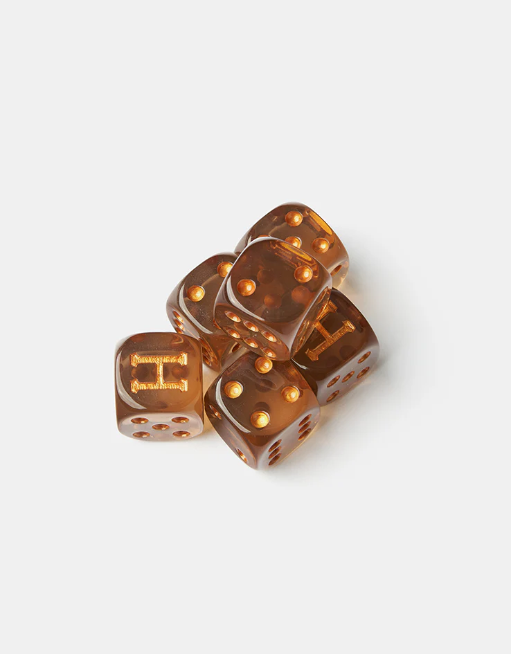 HUF Lux Dice Set - Brown - Image 2