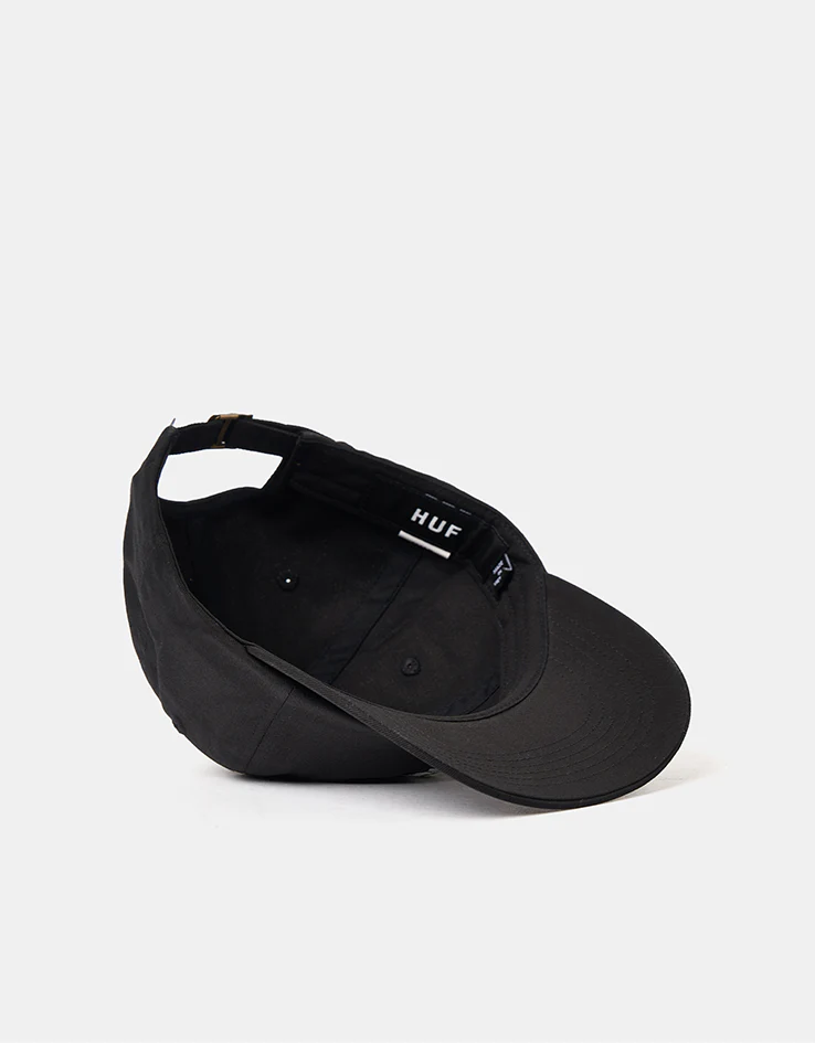 HUF Megablast 6 Panel Curved Visor Cap - Black - Image 5