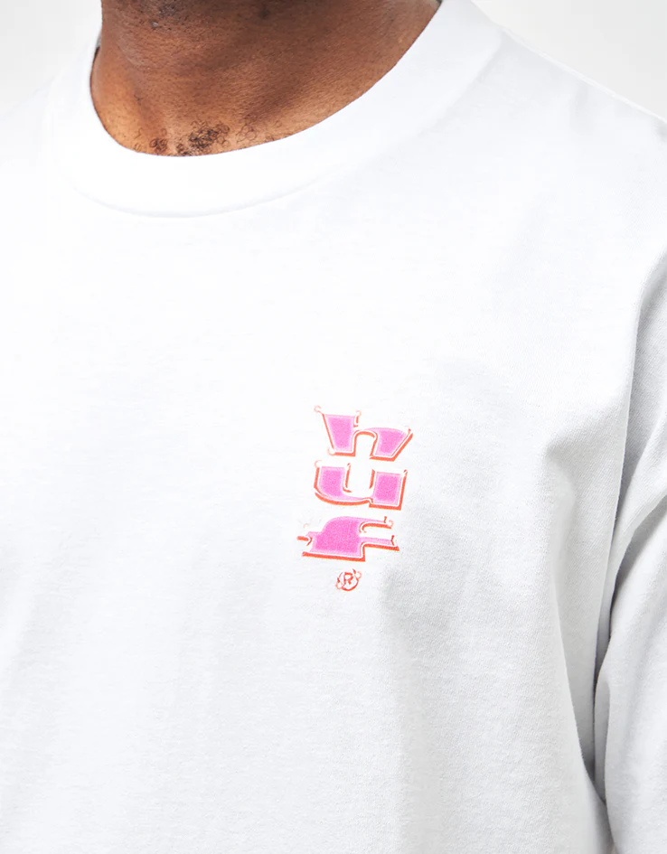 HUF Megachrome T-Shirt - White - Image 4