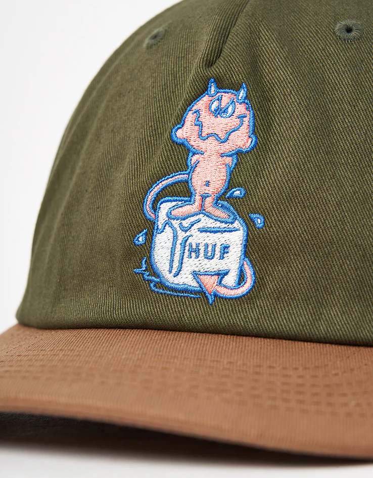 HUF Melt Snapback Cap - Green - Image 2