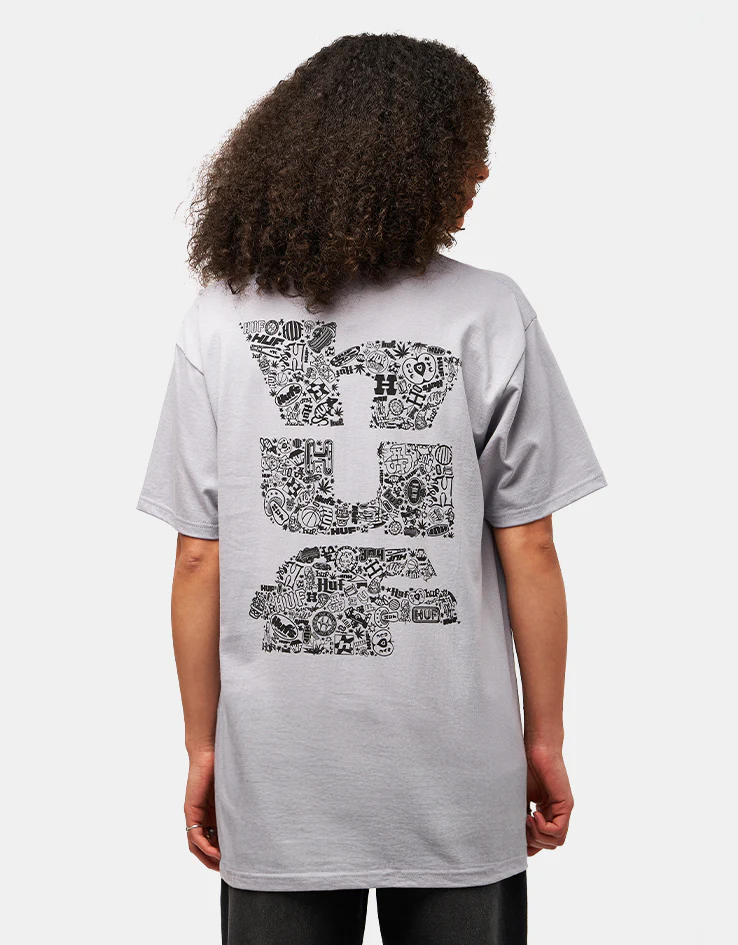 HUF Metablast T-Shirt - Dust Purple - Image 5