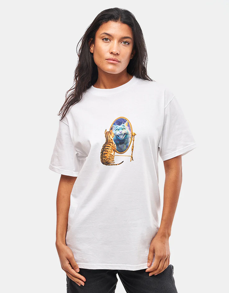 HUF Mirror T-Shirt - White - Image 4