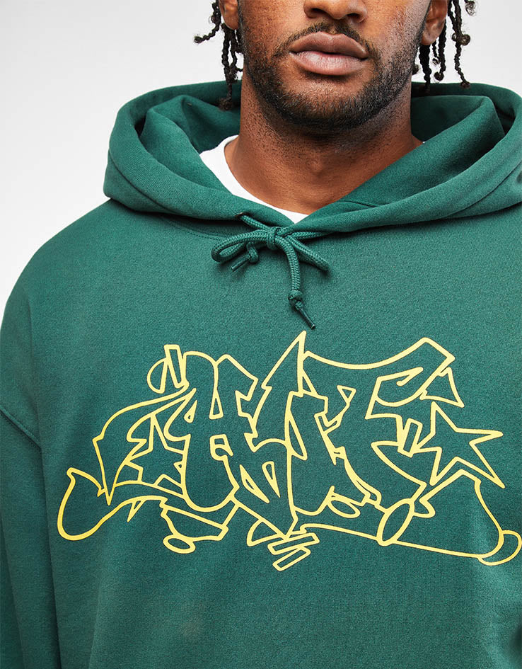 HUF Outlines Pullover Hoodie - Forest Green - Image 3