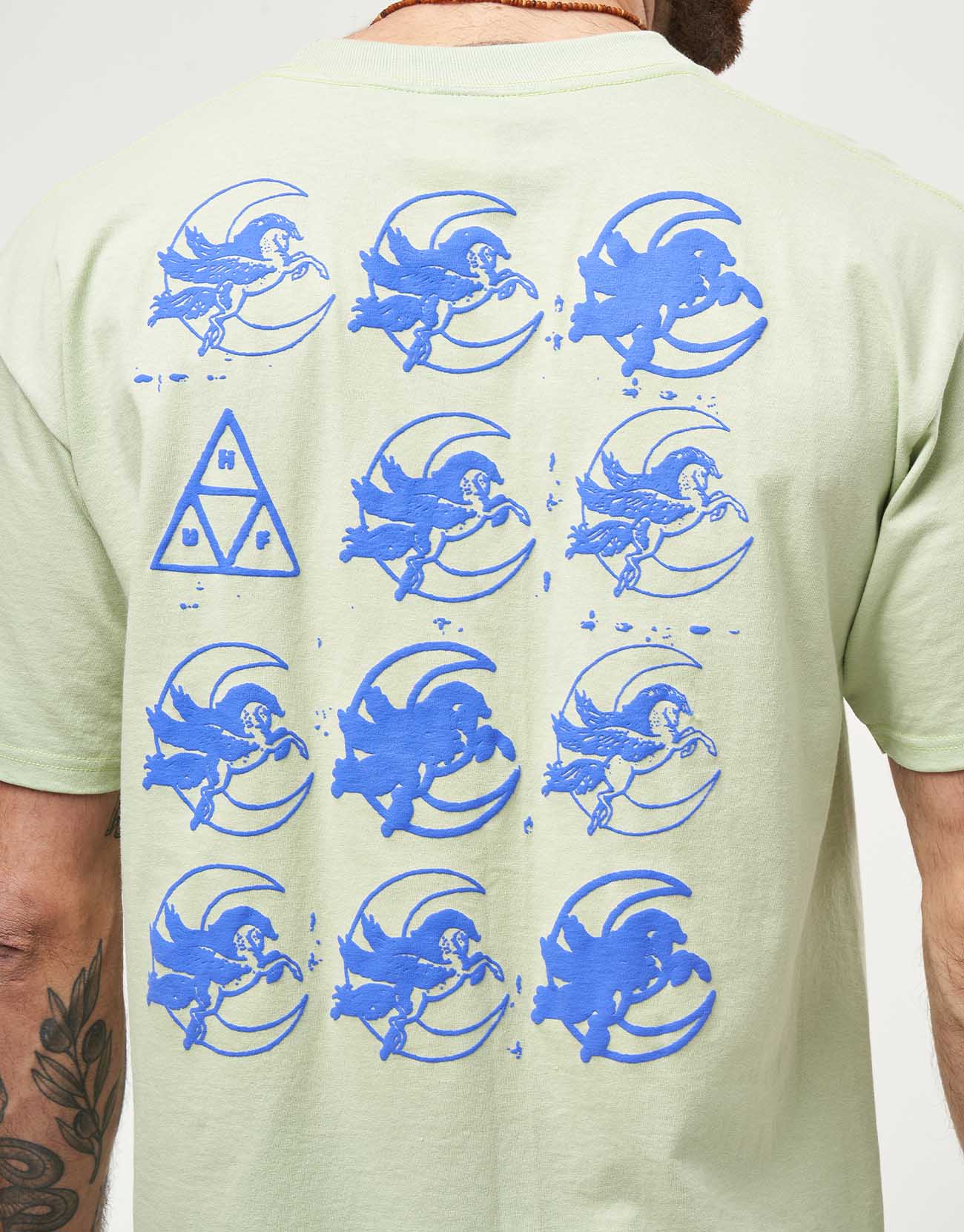 HUF Pegasus T-Shirt - Basil - Image 3