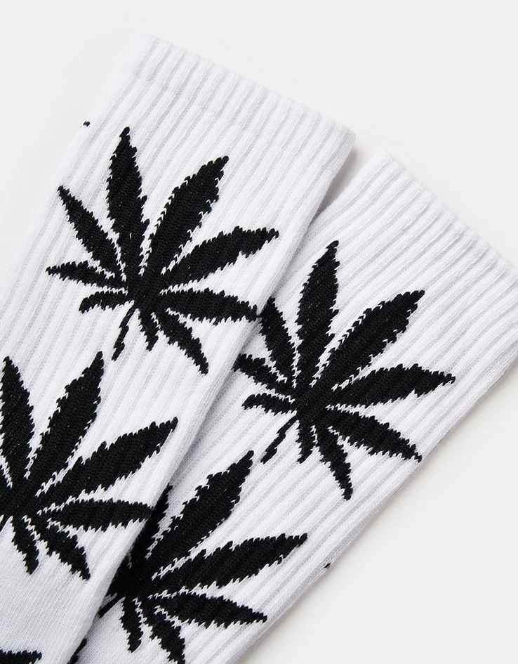 HUF Plantlife Crew Socks - White - Image 3