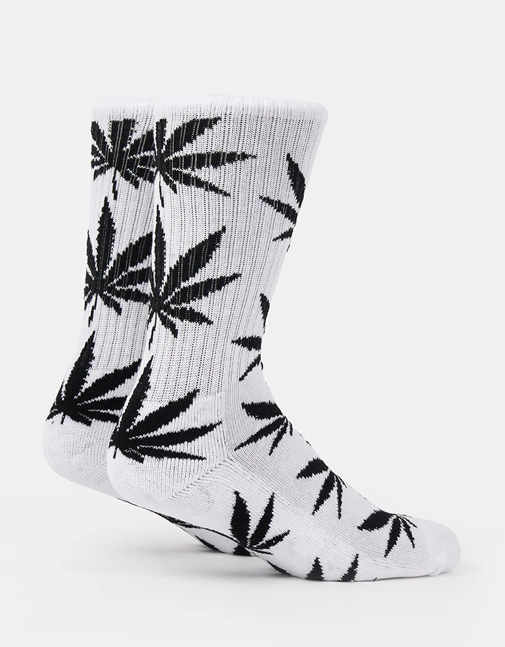 HUF Plantlife Crew Socks - White - Image 4