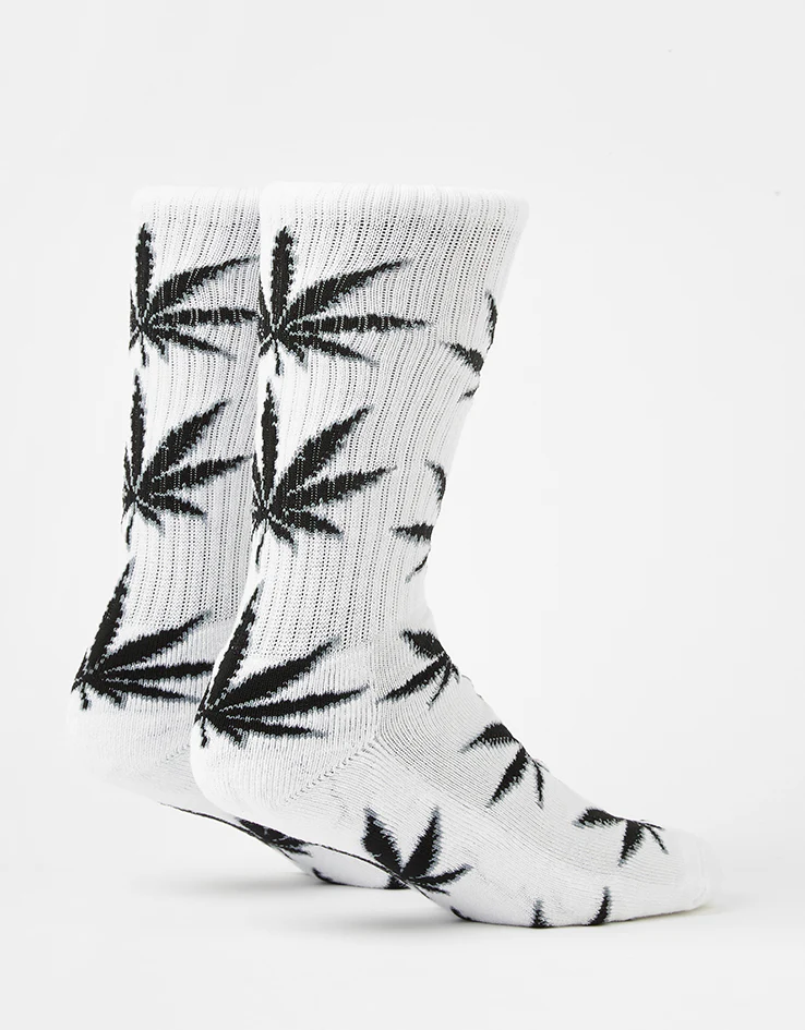 HUF Plantlife Shadow Crew Socks - White - Image 2