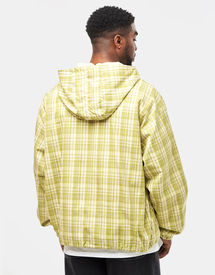 HUF Rivington Plaid Anorak - Tarragon - Image 3