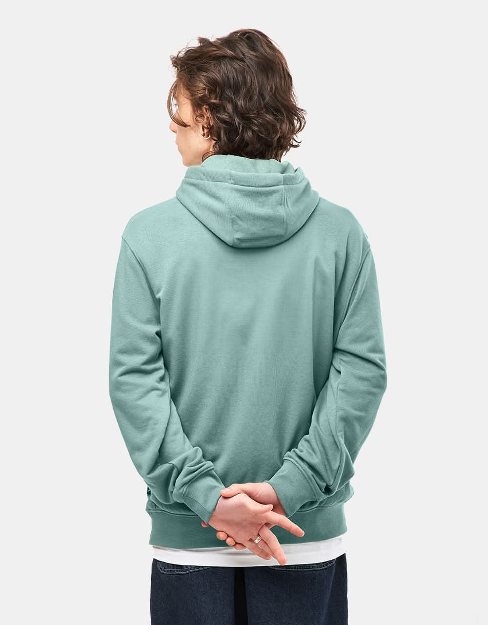HUF Sassy H Pullover Hoodie - Sage - Image 2