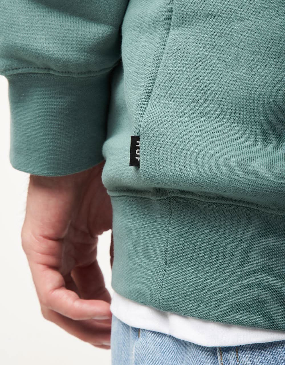 HUF Sassy H Pullover Hoodie - Sage - Image 4