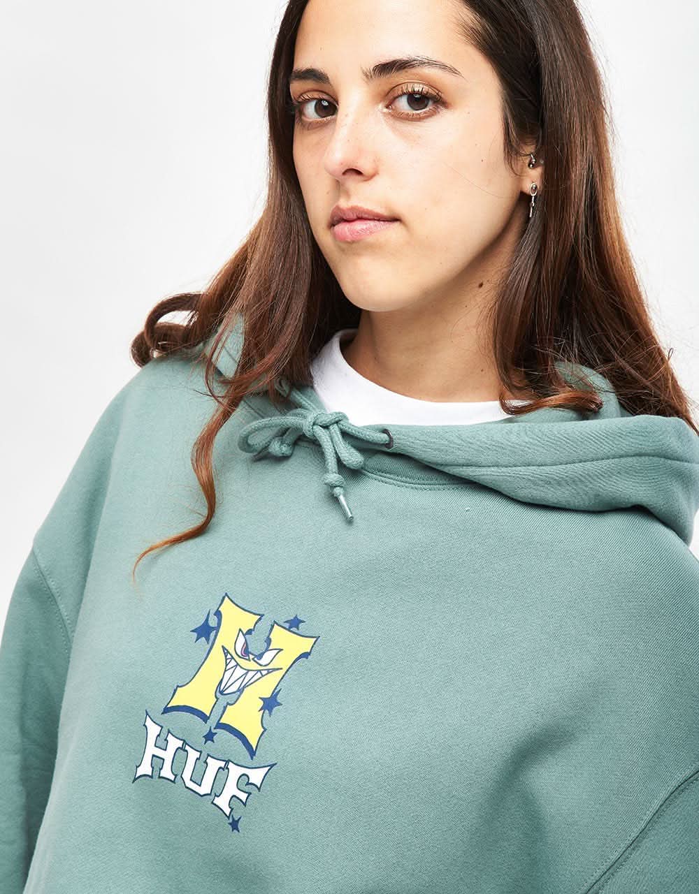 HUF Sassy H Pullover Hoodie - Sage - Image 7