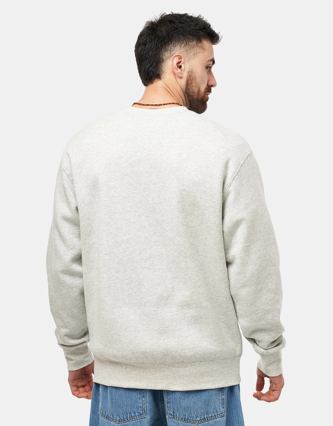 HUF Set Megablast Crewneck - Ash - Image 3