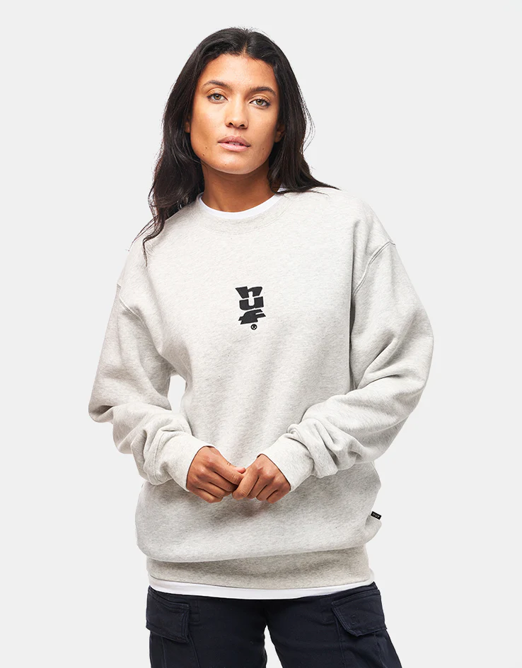 HUF Set Megablast Crewneck - Ash - Image 6