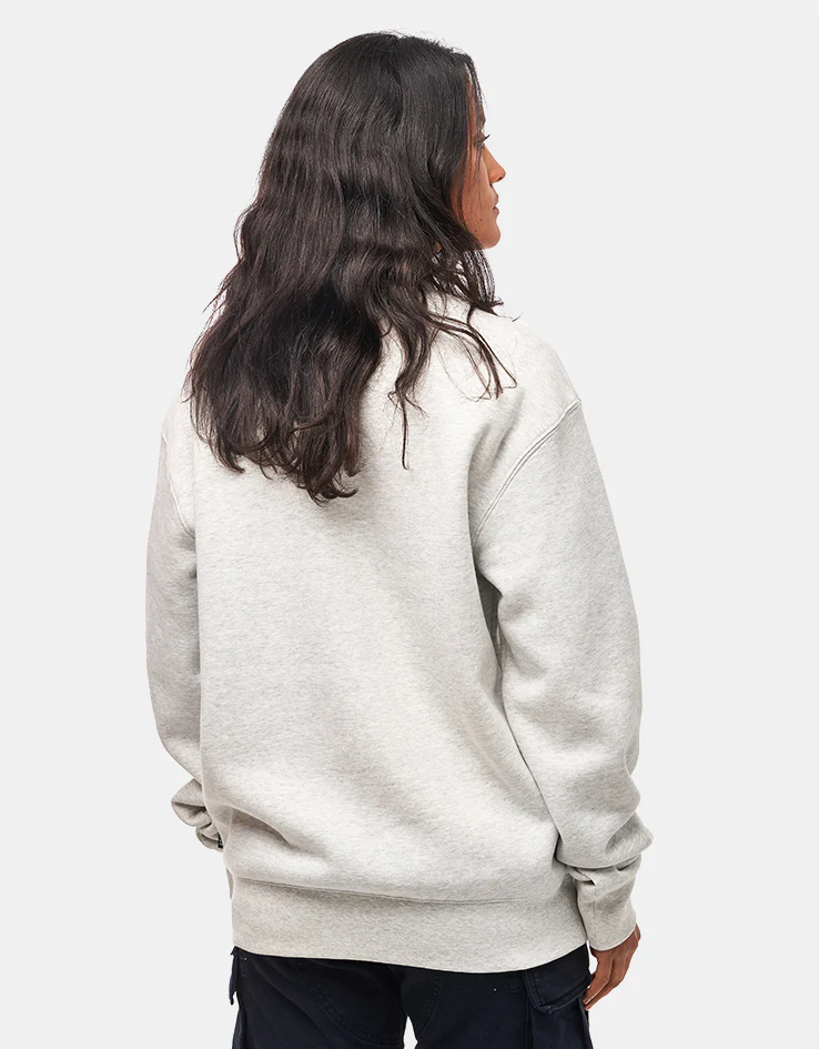 HUF Set Megablast Crewneck - Ash - Image 7