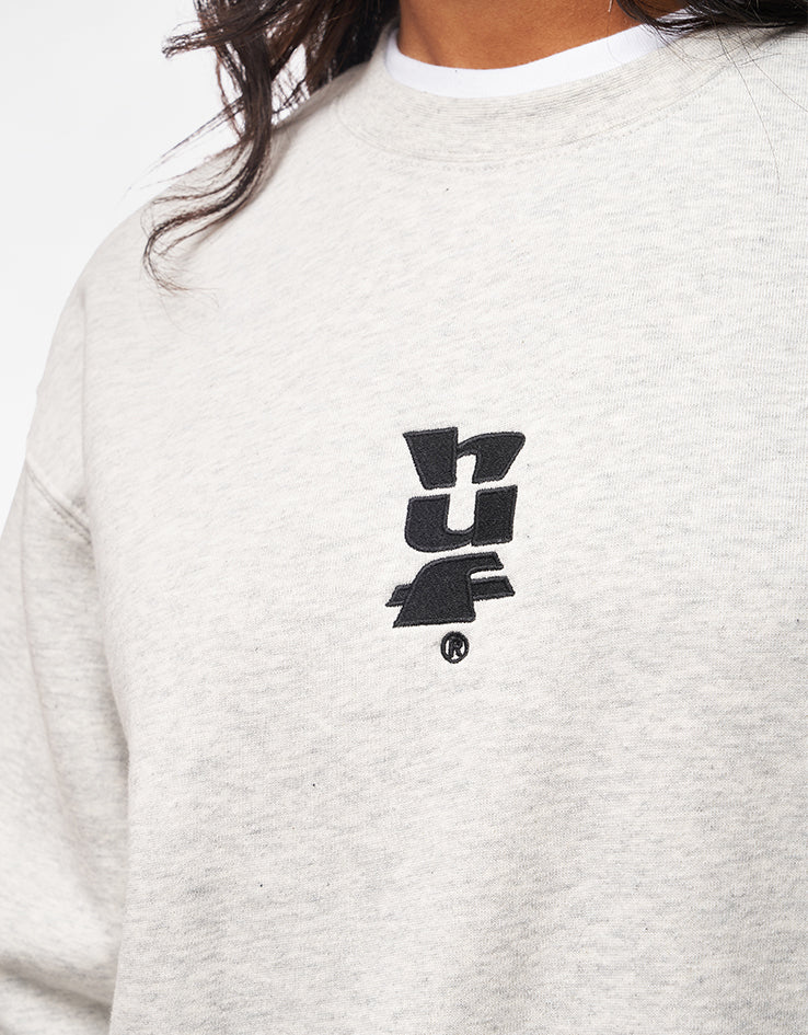 HUF Set Megablast Crewneck - Ash - Image 8
