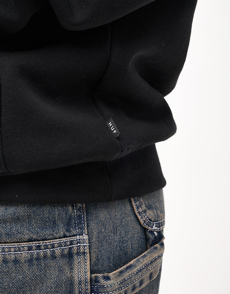 HUF Set Megablast Pullover Hoodie - Black - Image 10