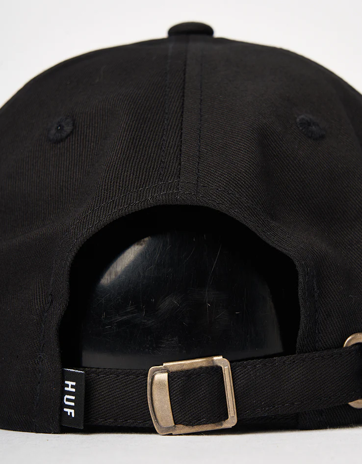 HUF Set OG Logo Curved Visor Cap - Black - Image 3