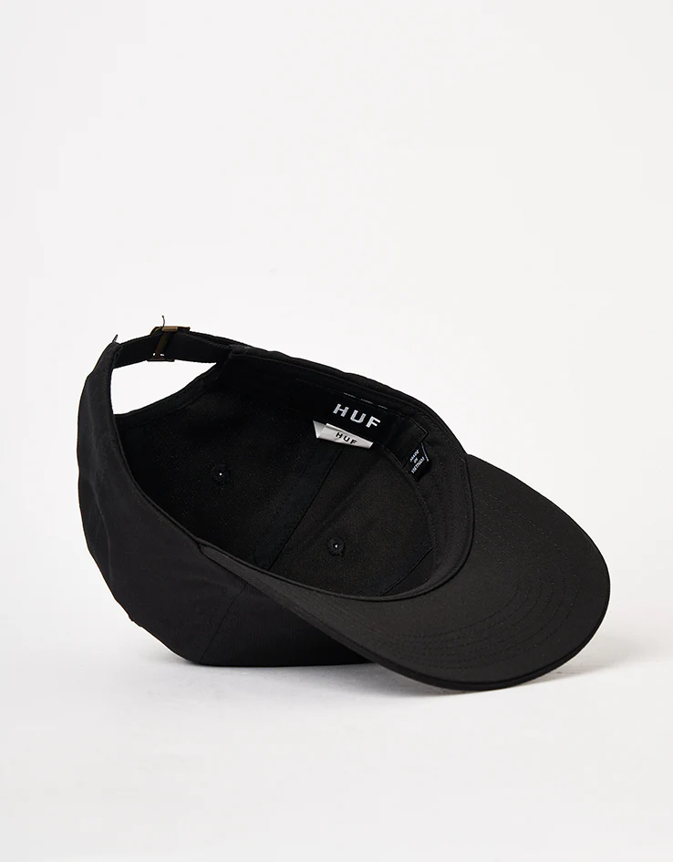 HUF Set OG Logo Curved Visor Cap - Black - Image 5