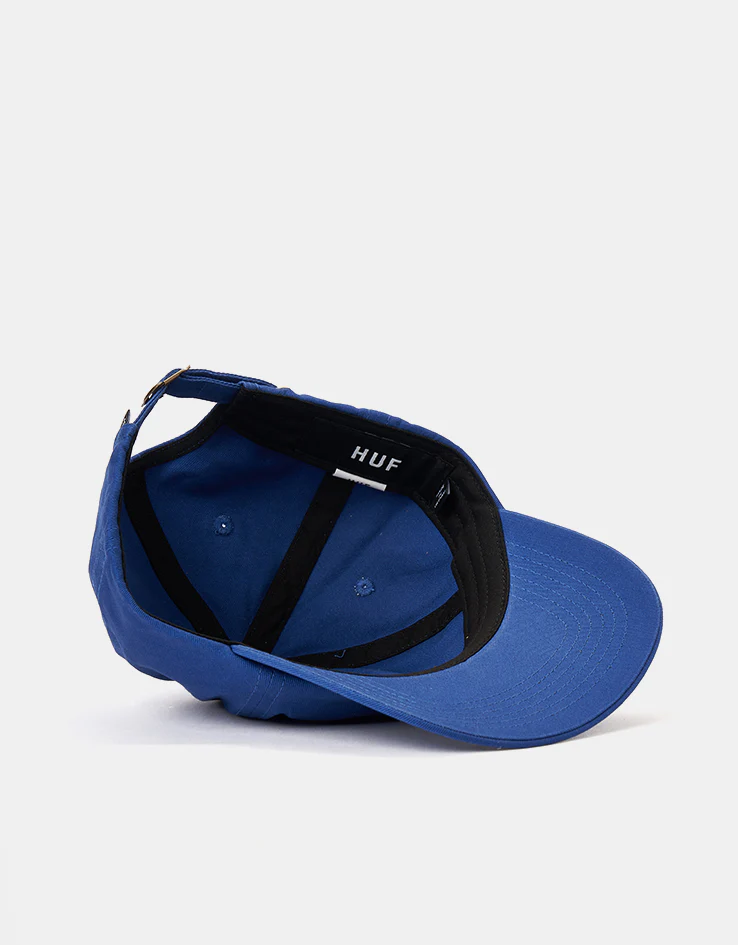 HUF Set OG Logo Curved Visor Cap - Cobalt Blue - Image 5