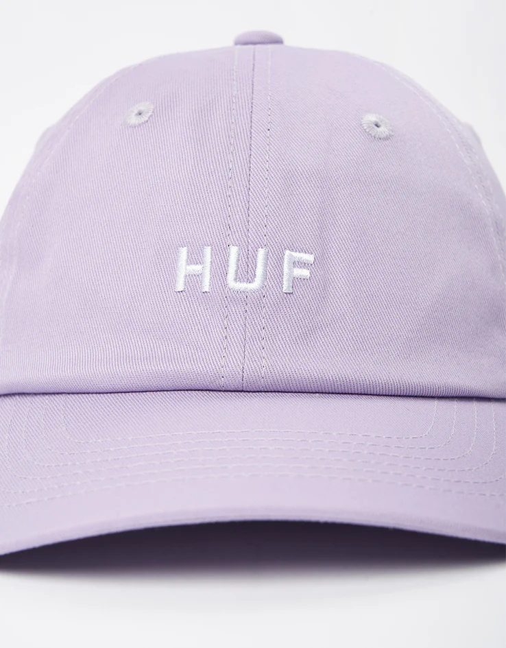 HUF Set OG Logo Curved Visor Cap - Dust Purple - Image 2