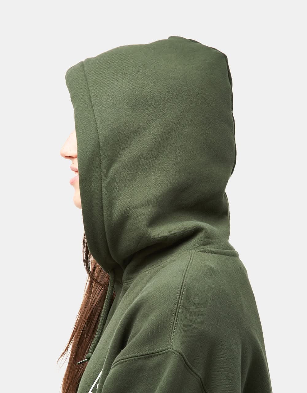 HUF Set Triple Triangle Pullover Hoodie - Hunter Green - Image 11