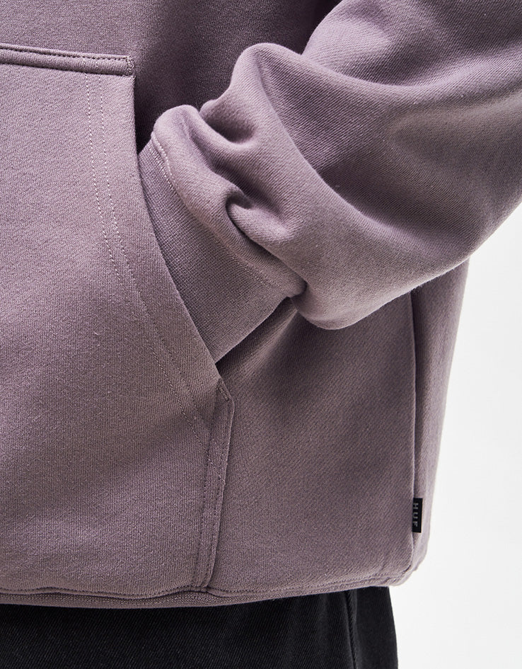 HUF Set Triple Triangle Pullover Hoodie - Light Plum - Image 5