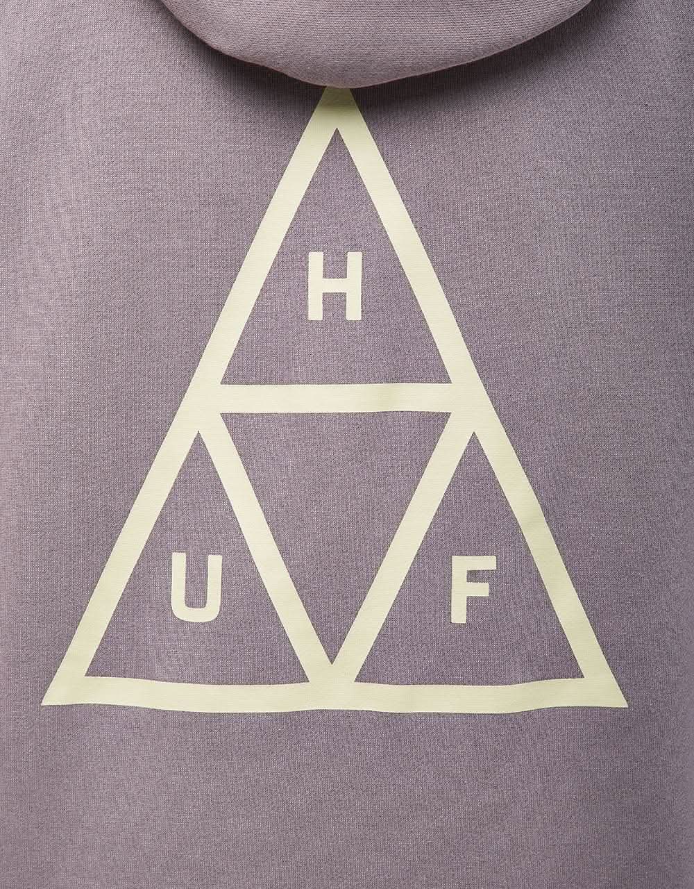 HUF Set Triple Triangle Pullover Hoodie - Light Plum - Image 8