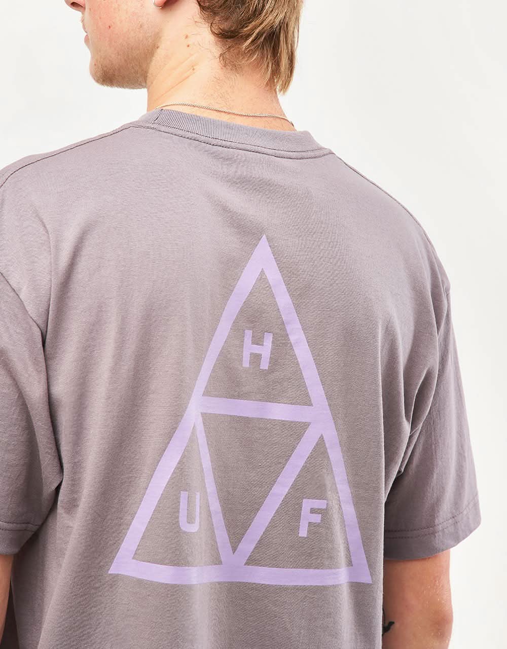 HUF Set Triple Triangle T-Shirt - Light Plum - Image 3