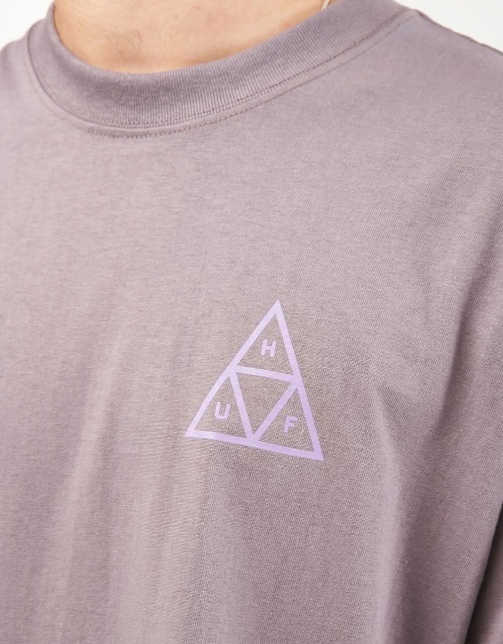 HUF Set Triple Triangle T-Shirt - Light Plum - Image 5