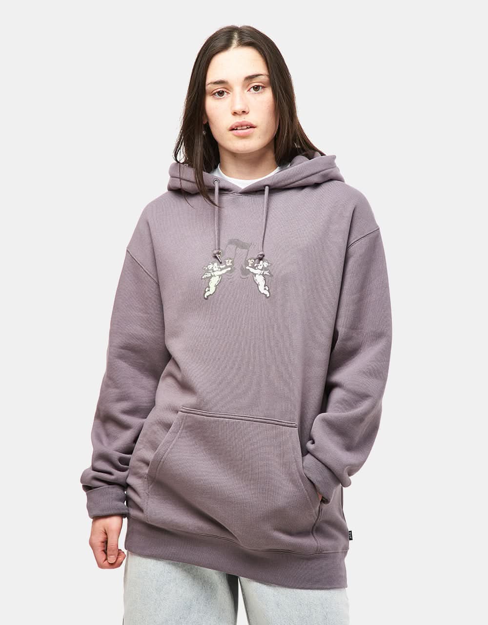 HUF Song Pullover Hoodie - Light Plum - Image 7