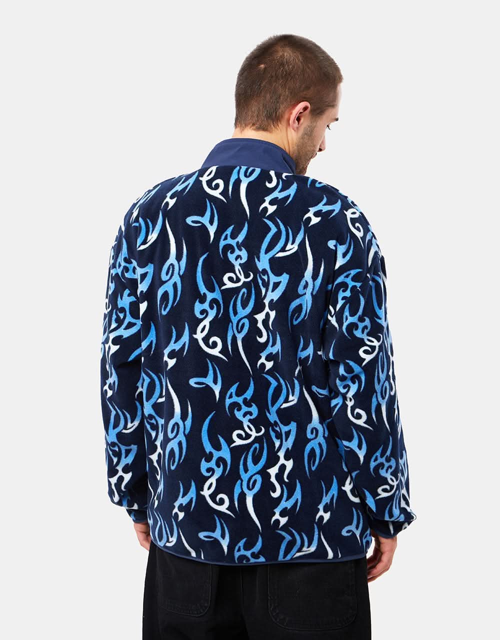 HUF Static Polar Fleece - Navy - Image 2