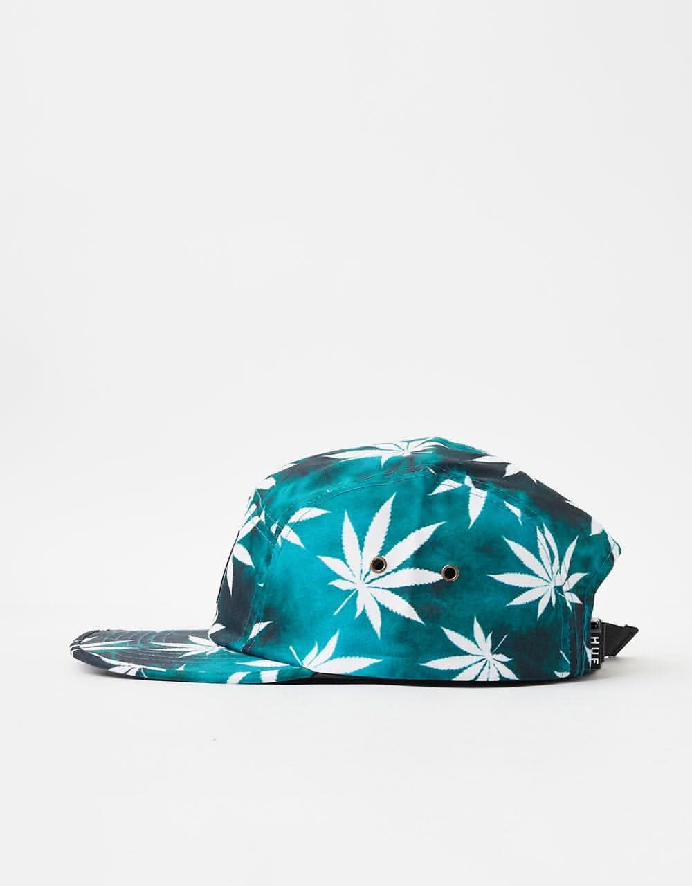 HUF Tie Dye Plantlife Volley 5 Panel Cap - Jade - Image 3