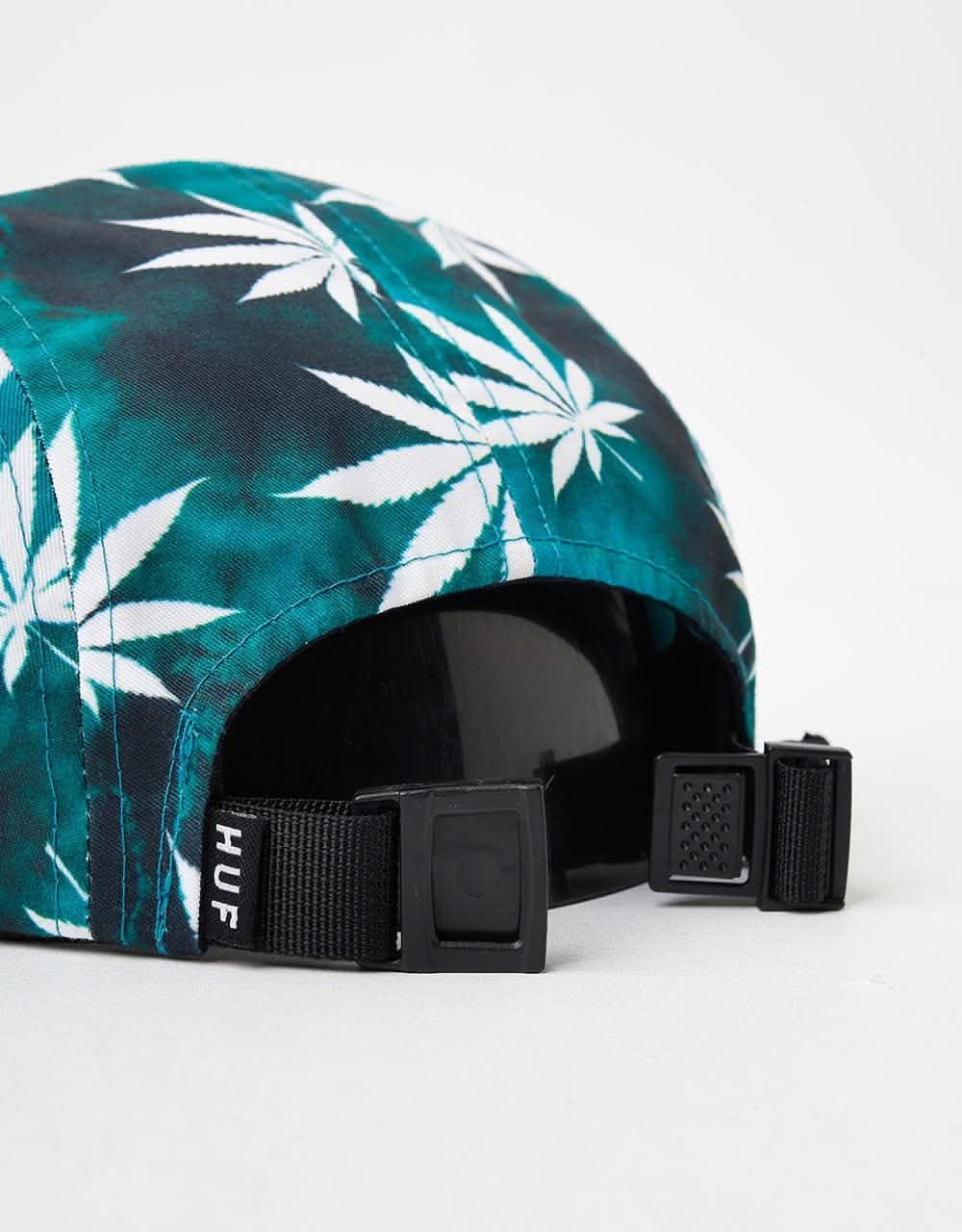 HUF Tie Dye Plantlife Volley 5 Panel Cap - Jade - Image 5