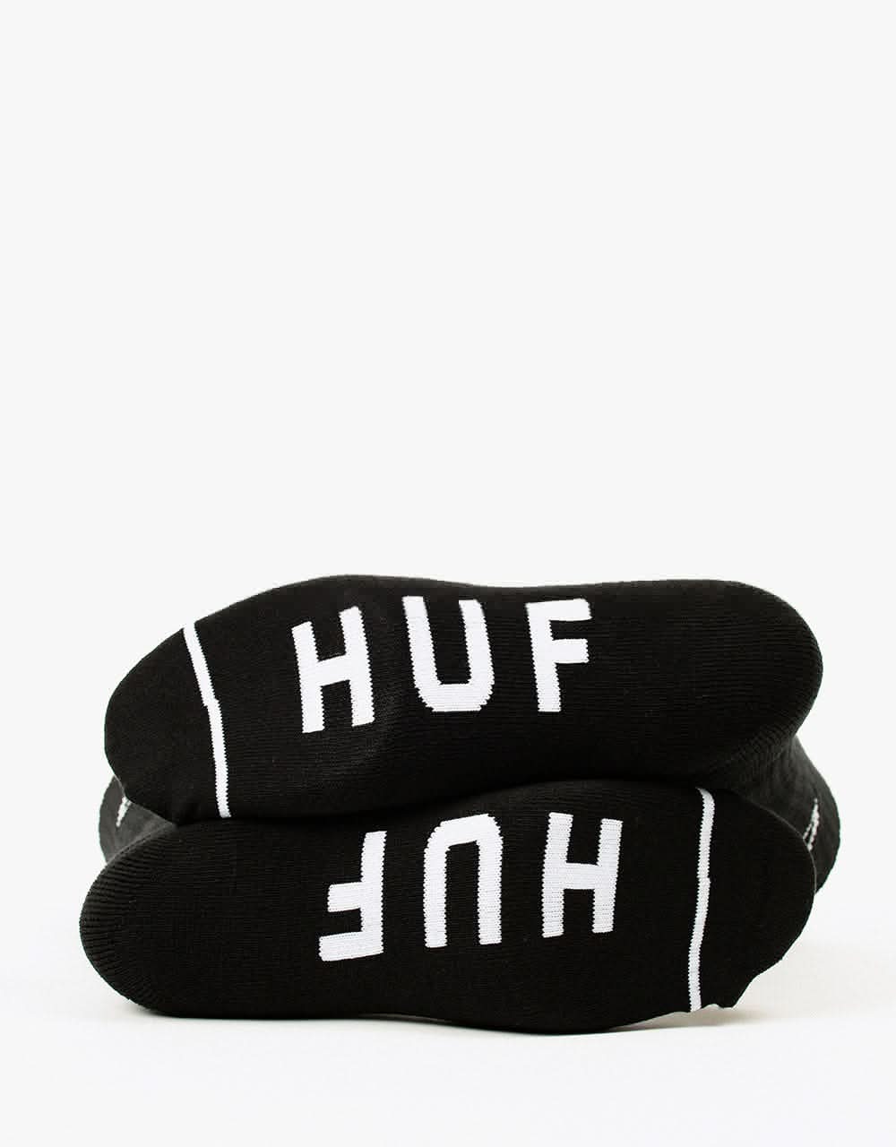 HUF Triple Triangle Crew Socks - Black - Image 5