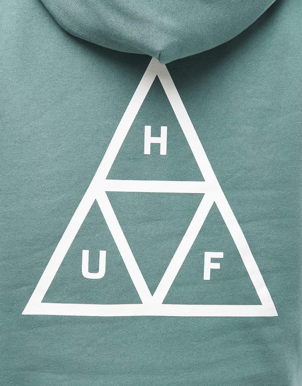 HUF Triple Triangle Pullover Hoodie - Sage - Image 8