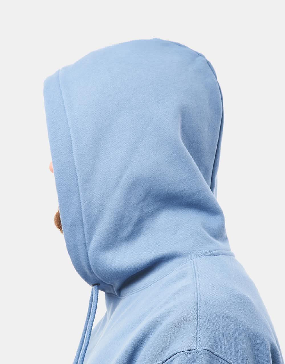 HUF Triple Triangle Pullover Hoodie - Slate Blue - Image 5
