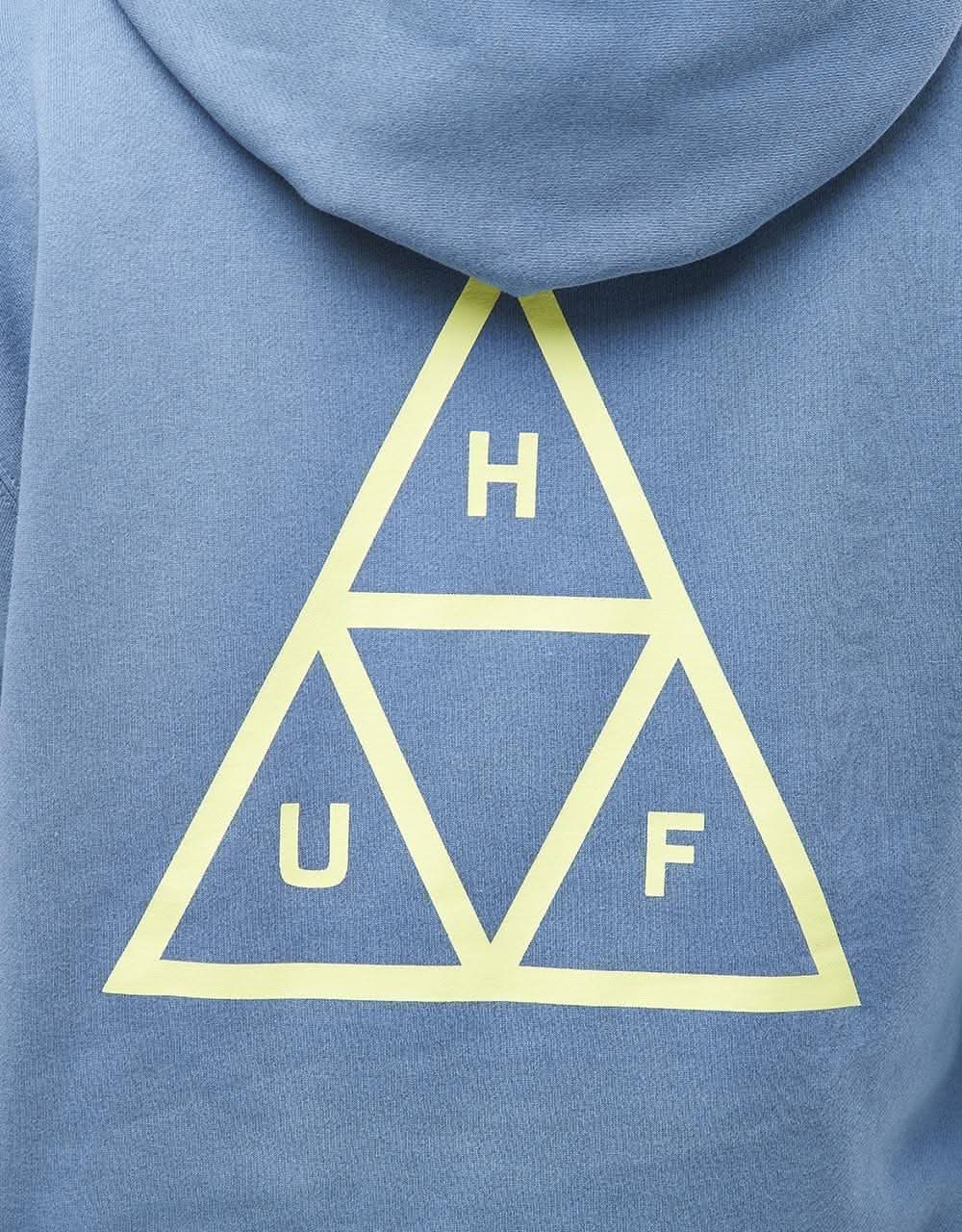 HUF Triple Triangle Pullover Hoodie - Slate Blue - Image 9