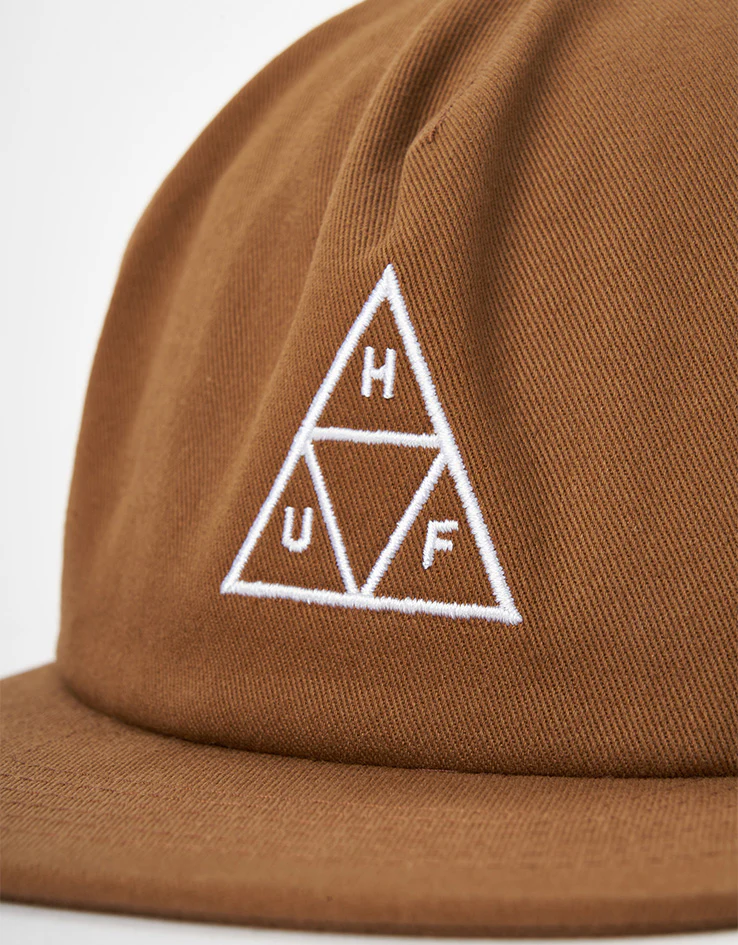 HUF Triple Triangle Snapback Cap - Russet - Image 2