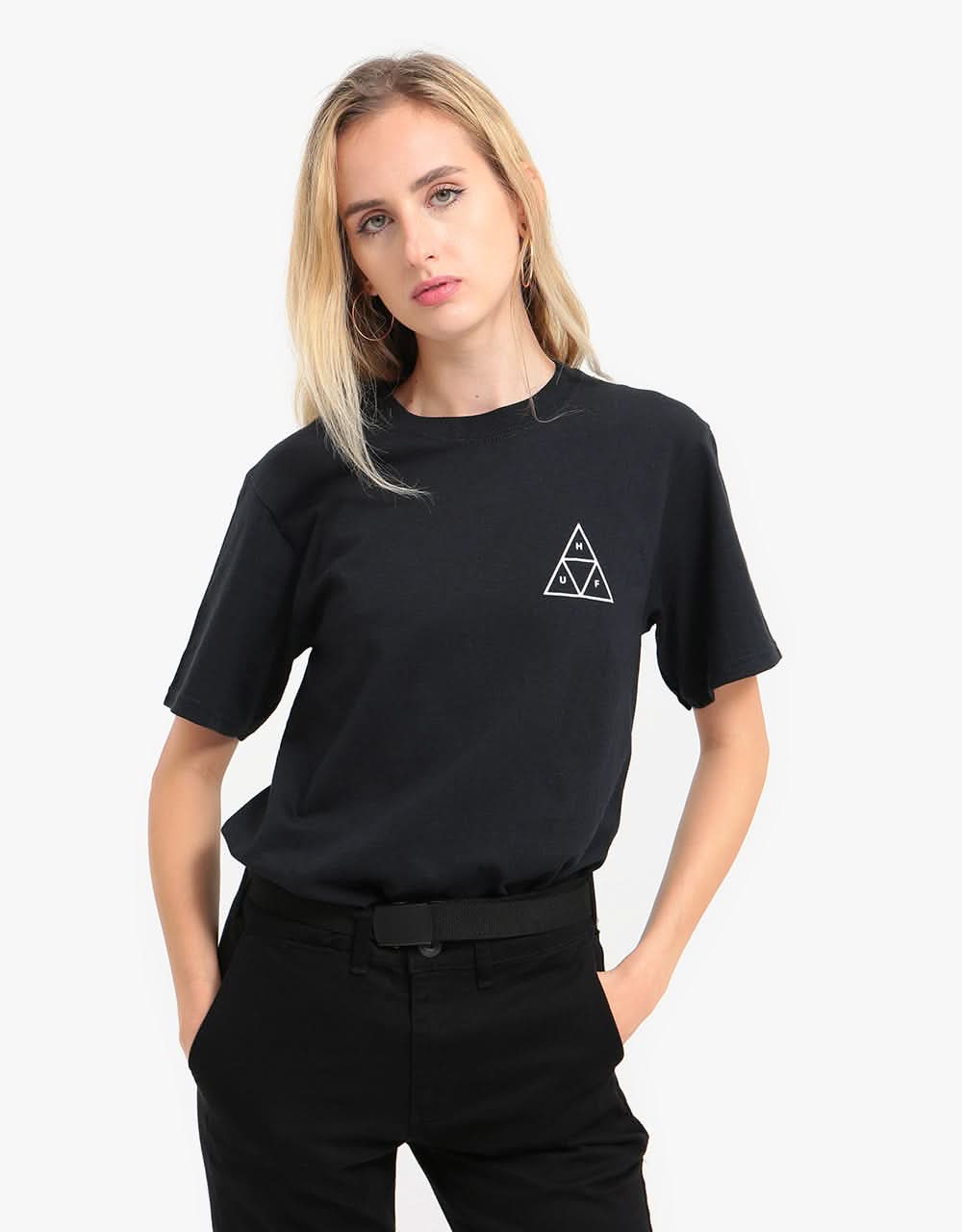 HUF Set Triple Triangle T-Shirt - Black - Image 6