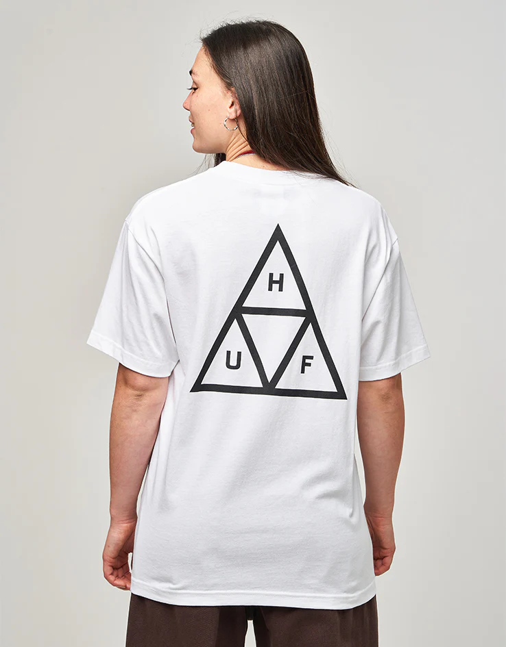 HUF Set Triple Triangle T-Shirt - White - Image 5