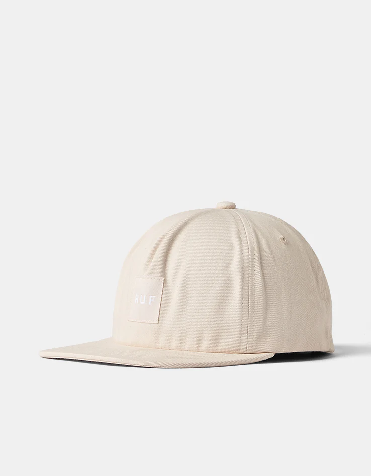 HUF Unstructured Box Snapback Cap - Ivory