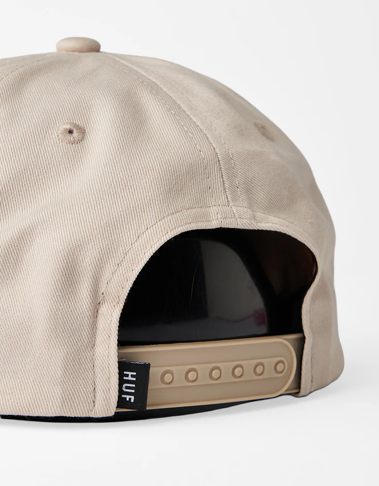 HUF Unstructured Box Snapback Cap - Ivory - Image 3