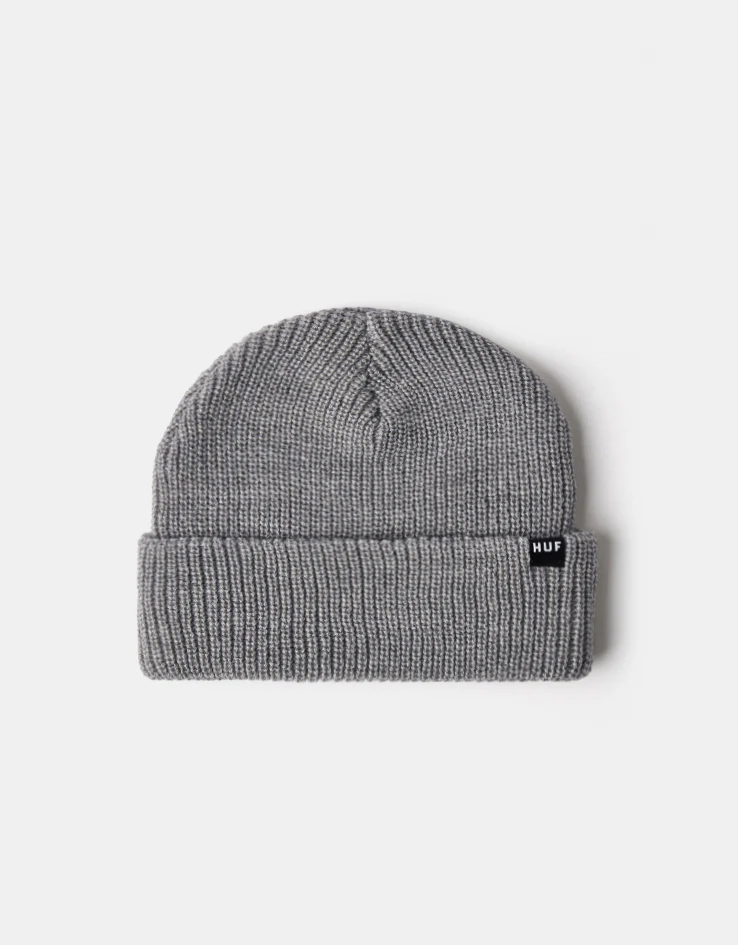 HUF Usual Cuff Beanie - Heather Grey