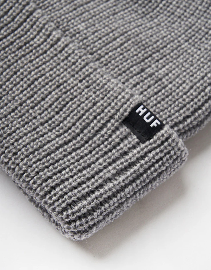 HUF Usual Cuff Beanie - Heather Grey - Image 2